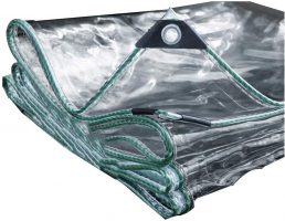 Lona impermeable transparente